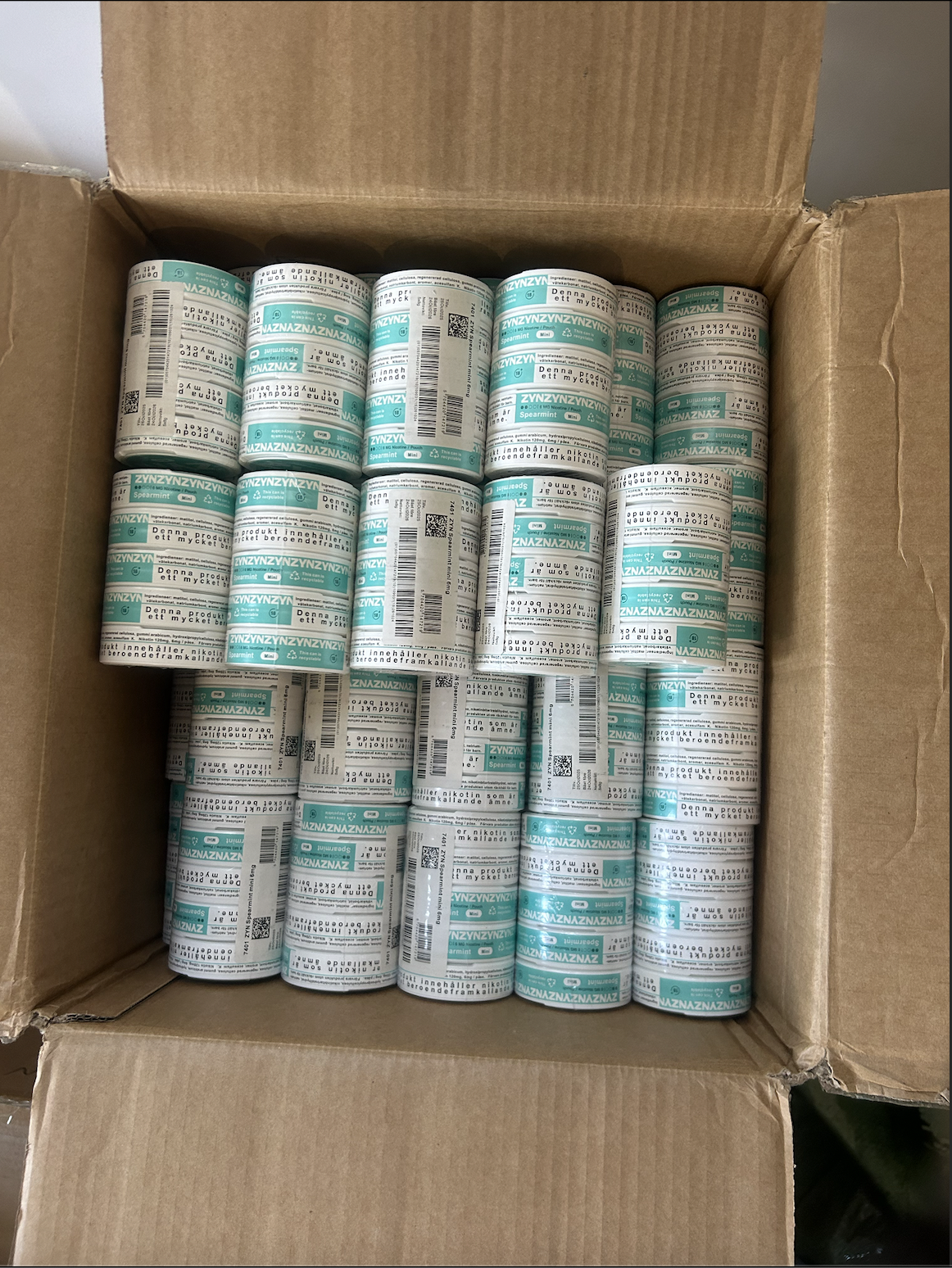 Eu Zyn Spearmint Mini